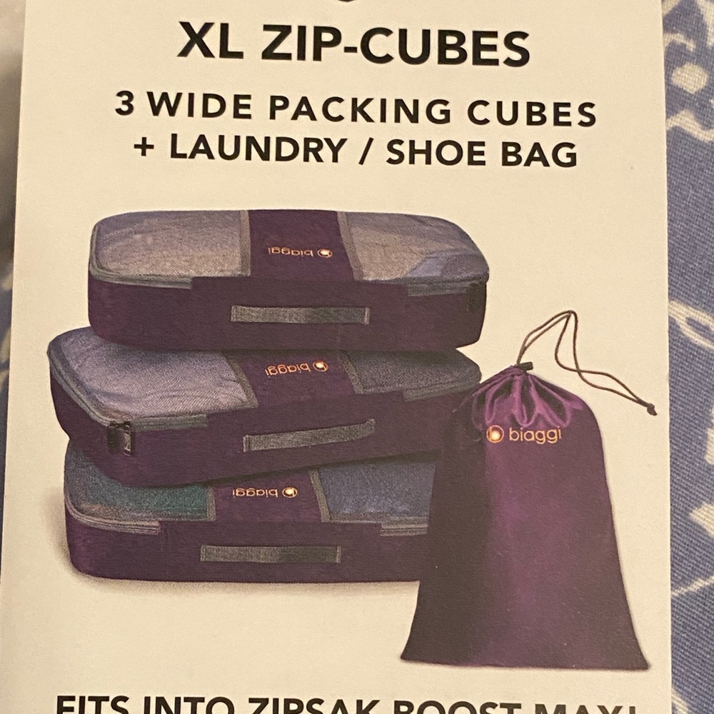 Biaggi cubes for luggage